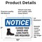 Signmission 7 in Height, 10 in Width, Vinyl Decal, Rectangle OS-2PACK-NS-D-710-L-10686 - alternate 4